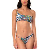 BIKINI MONOSPALLA TUBOLARI PAISLEY ZEBRA
