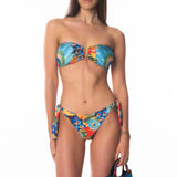 Bikini Fascia Ferretto Oro Peacock