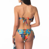 Bikini Fascia Ferretto Oro Peacock