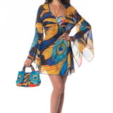 Kimono Corto Peacock