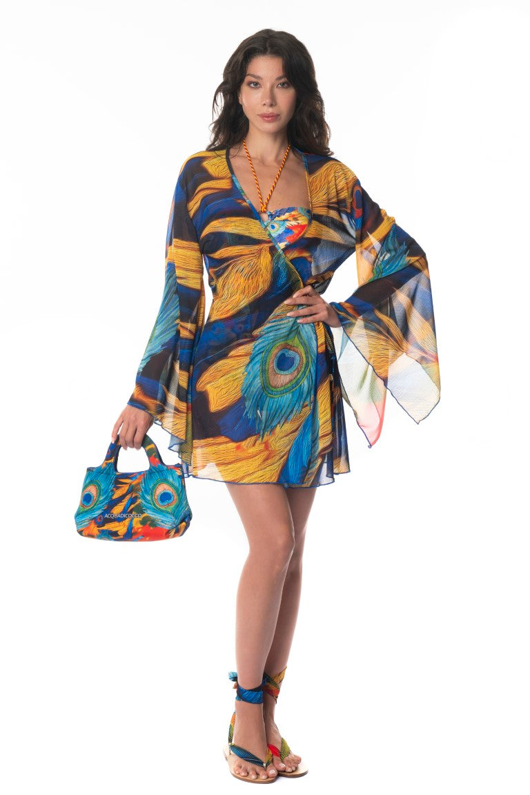 Kimono Corto Peacock