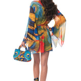 Kimono Corto Peacock