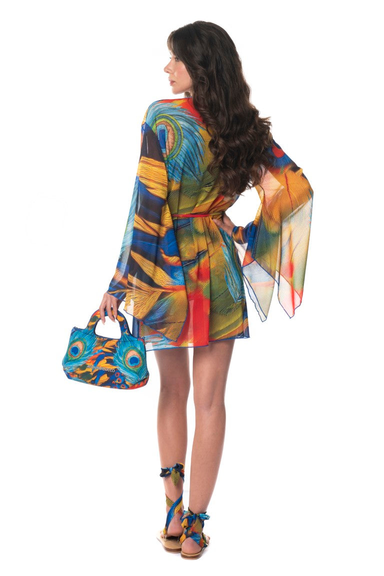 Kimono Corto Peacock