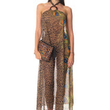 Abito Americano Peacock Animalier