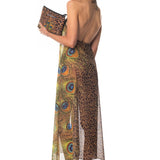 Abito Americano Peacock Animalier