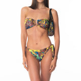 Bikini Fascia Ferretto Oro Color Animalier