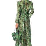 Kimono Lungo Foglia Zebra