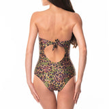 Sottogiacca / Costume Intero Coppe Ferretto Mimetico Maculato