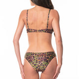 Bikini Push Up Anello Oro Mimetico Maculato