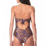 Sottogiacca / Costume Intero Coppe Ferretto Purple Python