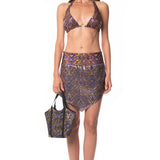 Gonna Paillette Purple Phyton