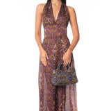 Abito Portafoglio Purple Python