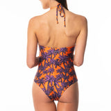 Sottogiacca / Intero Incrociato Cerchio Oro Palm & Sun