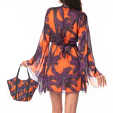 Kimono Corto Palm And Sun