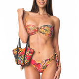 Bikini Fascia Ferretto Oro Paillettes Latin Brazil