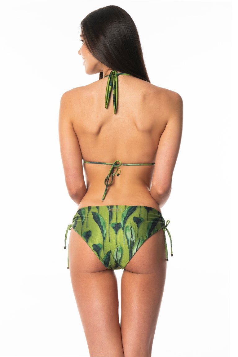 Bikini Americano Paillettes Green Luxury