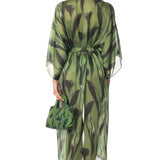 Kimono Lungo Green Luxury