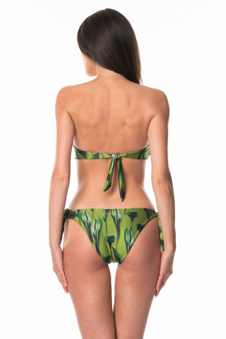Bikini Fascia Paillettes Green Luxury