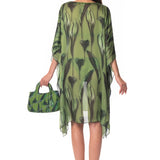 Caftano Corto Green Luxury