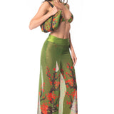 Pantalone Largo Garden Chic