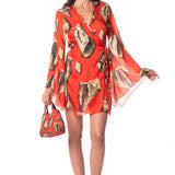 Kimono Corto Marina Red