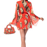 Kimono Corto Marina Red