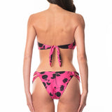 Bikini Fascia Strass Luxury Coral