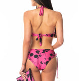 Bikini Americano Ferretto Strass Luxury Coral