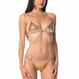 Bikini Triangolo Anelli Oro Diamond