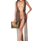 Abito Smanicato Bronzo