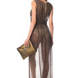 Abito Smanicato Bronzo