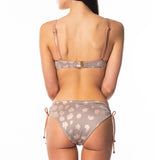 Bikini Americano Ferretto Lamina Bronze