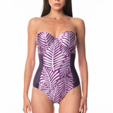 Sottogiacca / Costume Intero Coppe Ferretto Purple Foil