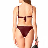 Bikini push up con accessorio Monocrome