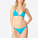 Bikini triangolo spirale oro Monocrome