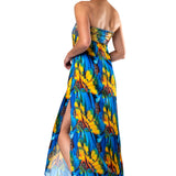 ABITO FASCIA PAILLETTES PIUME