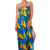 ABITO FASCIA PAILLETTES PIUME