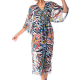 KIMONO LUNGO+CINT. PAISLEY ZEBRA