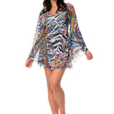 KIMONO CORTO PAISLEY ZEBRA