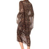 CAFTANO LUNGO ANIMALIER