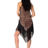 MINI ABITO FRANGIA ANIMALIER