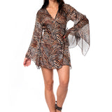 KIMONO CORTO ZEBRATO