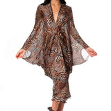 CAFTANO LUNGO ZEBRATO