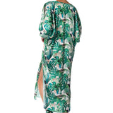 CAFTANO LUNGO SPACCHI TROPICAL