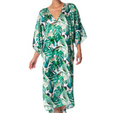 CAFTANO LUNGO SPACCHI TROPICAL