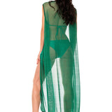 GILET LUNGO RETE ORO