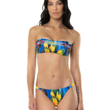 BIKINI FASCIA CORALLINI PIUME