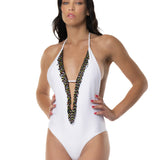 Sottogiacca / Intero Frangia Corallini Bianco Piume