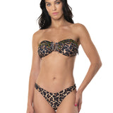 BIKINI FASCIA V FRANGIA CORALLINI ANIMALIER