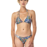 BIKINI TRIANGOLO TUBOLARI PAISLEY ZEBRA
